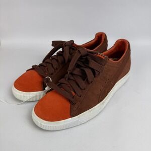 Puma Clyde X Patta Amsterdam Sneakers Shoes Mens 8.5 Brown Suede Leather Comfort